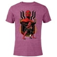thumbnail image 1 of Marvel Spider-Man: No Way Home Nanotech Spider Suit - Short Sleeve Blended T-Shirt for Adults – Customized-Purple, 1 of 5