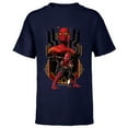 thumbnail image 1 of Marvel Spider-Man: No Way Home Nanotech Spider Suit - Short Sleeve T-Shirt for Kids – Customized-Navy, 1 of 5