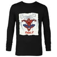 thumbnail image 1 of Marvel Spider-Man: No Way Home Peter 2 - Long Sleeve T-Shirt for Men - Customized-Black, 1 of 5
