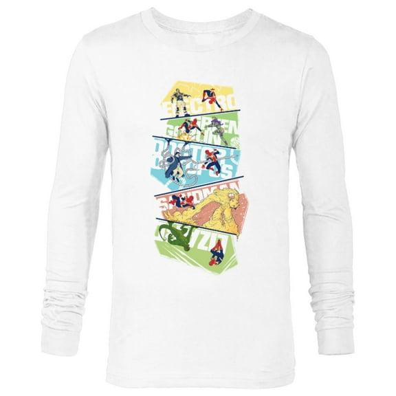 Marvel Spider-Man: No Way Home Peter 3 - Long Sleeve T-Shirt for Men - Customized-White