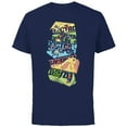 thumbnail image 1 of Marvel Spider-Man: No Way Home Peter 3 - Short Sleeve Cotton T-Shirt for Adults - Customized-Navy, 1 of 5