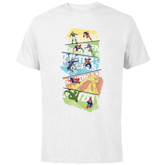 Marvel Spider-Man: No Way Home Peter 3 - Short Sleeve Cotton T-Shirt for Adults - Customized-White