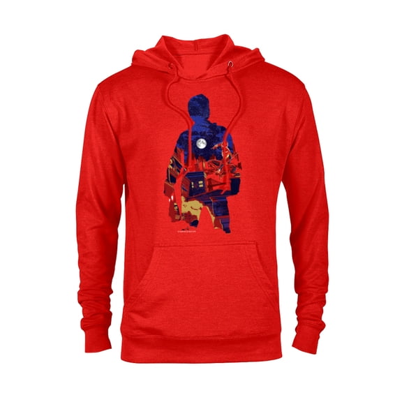 Marvel Spider-Man: No Way Home Peter Parker Silhouette - Pullover Hoodie for Adults – Customized-Red Heather