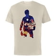 thumbnail image 1 of Marvel Spider-Man: No Way Home Peter Parker Silhouette - Short Sleeve Cotton T-Shirt for Adults - Customized-Natural, 1 of 5