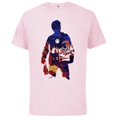 thumbnail image 1 of Marvel Spider-Man: No Way Home Peter Parker Silhouette - Short Sleeve Cotton T-Shirt for Adults - Customized-Soft Pink, 1 of 5