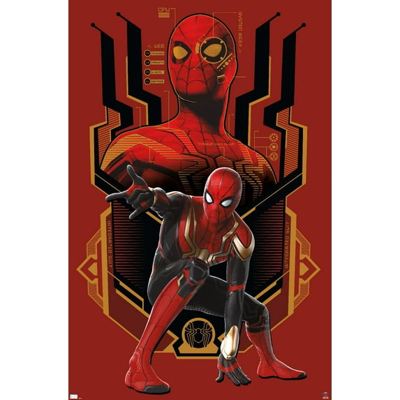 Marvel Spider-Man: No Way Home - Posed 14.72" x 22.37" Poster, by Trends International