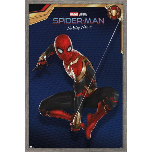 Marvel Spider-Man: No Way Home - Red Costume 24.25" x 35.75" Framed Poster, by Trends International