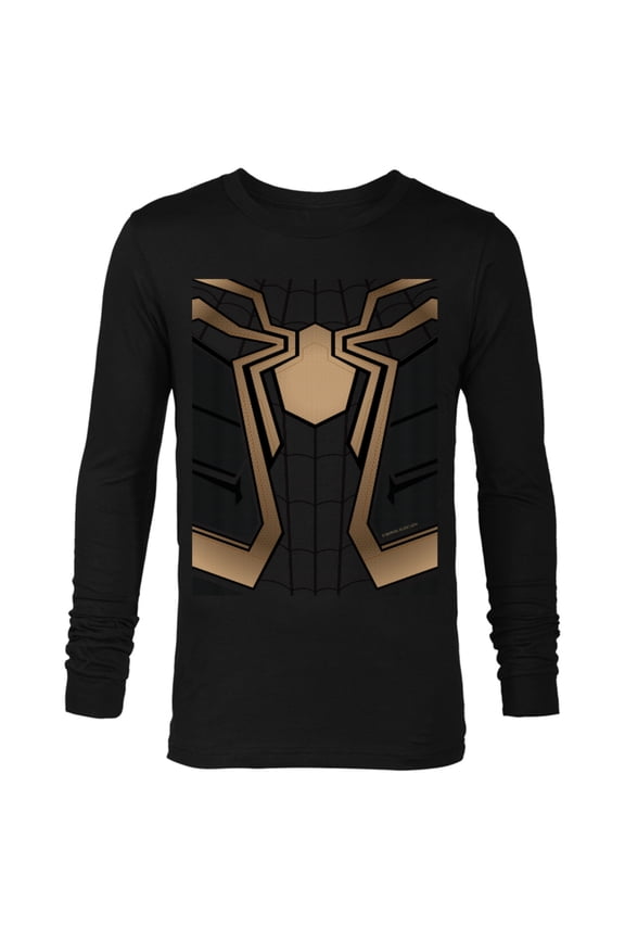 Spider-Man No Way Home Red Spidey Suit - Long Sleeve T-Shirt for Men – Customized-Black