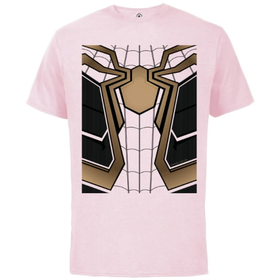 Marvel Spider-Man No Way Home Red Spidey Suit - Short Sleeve Cotton T-Shirt for Adults - Customized-Soft Pink