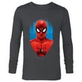 thumbnail image 1 of Marvel Spider-Man: No Way Home Red and Blue Spidey Suit - Long Sleeve T-Shirt for Men - Customized-Charcoal Heather, 1 of 5