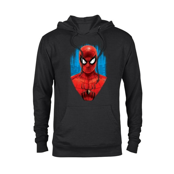 Marvel Spider-Man: No Way Home Red and Blue Spidey Suit - Pullover Hoodie for Adults - Customized-Black