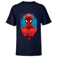 thumbnail image 1 of Marvel Spider-Man: No Way Home Red and Blue Spidey Suit - Short Sleeve T-Shirt for Kids - Customized-Navy, 1 of 5