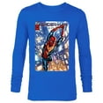 thumbnail image 1 of Marvel Spider-Man: No Way Home Red and Blue Suit Comic Cover - Long Sleeve T-Shirt for Men - Customized-Navy, 1 of 5