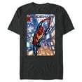 thumbnail image 1 of Marvel Spider-Man: No Way Home Red and Blue Suit Comic Cover - Short Sleeve Blended T-Shirt for Adults - Customized-Dark Heather, 1 of 5
