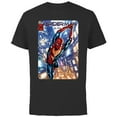 thumbnail image 1 of Marvel Spider-Man: No Way Home Red and Blue Suit Comic Cover - Short Sleeve Cotton T-Shirt for Adults - Customized-Black, 1 of 5