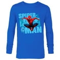 thumbnail image 1 of Marvel Spider-Man: No Way Home Red and Blue Suit - Long Sleeve T-Shirt for Men - Customized-Navy, 1 of 5