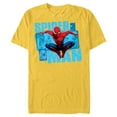 thumbnail image 1 of Marvel Spider-Man: No Way Home Red and Blue Suit - Short Sleeve Blended T-Shirt for Adults - Customized-Yellow, 1 of 5