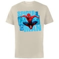thumbnail image 1 of Marvel Spider-Man: No Way Home Red and Blue Suit - Short Sleeve Cotton T-Shirt for Adults - Customized-Natural, 1 of 5