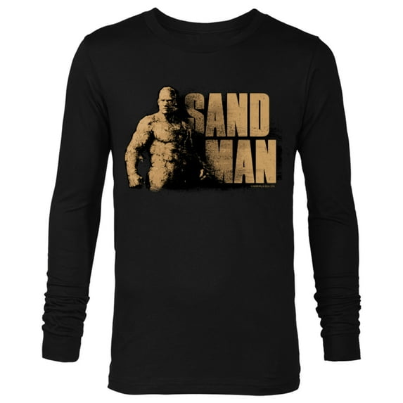 Marvel Spider-Man: No Way Home Sandman - Long Sleeve T-Shirt for Men – Customized-Black