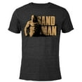 thumbnail image 1 of Marvel Spider-Man: No Way Home Sandman - Short Sleeve Blended T-Shirt for Adults – Customized-Black, 1 of 5