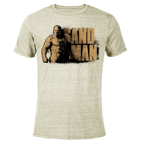 Marvel Spider-Man: No Way Home Sandman - Short Sleeve Blended T-Shirt for Adults – Customized-Yellow