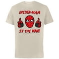 thumbnail image 1 of Marvel Spider-Man: No Way Home Spider-Man is The Man! - Short Sleeve Cotton T-Shirt for Adults - Customized-Natural, 1 of 5