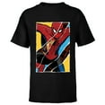 thumbnail image 1 of Marvel Spider-Man: No Way Home Spider-Men Comic Collage - Short Sleeve T-Shirt for Kids - Customized-Black, 1 of 5