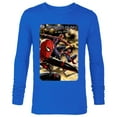 thumbnail image 1 of Marvel Spider-Man: No Way Home Spider-Men Comic Cover - Long Sleeve T-Shirt for Men - Customized-Navy, 1 of 5