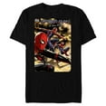 thumbnail image 1 of Marvel Spider-Man: No Way Home Spider-Men Comic Cover - Short Sleeve Blended T-Shirt for Adults - Customized-Black, 1 of 5
