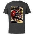thumbnail image 1 of Marvel Spider-Man: No Way Home Spider-Men Comic Cover - Short Sleeve Cotton T-Shirt for Adults - Customized-Charcoal, 1 of 5