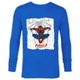 thumbnail image 1 of Marvel Spider-Man: No Way Home Spider-Men Web - Long Sleeve T-Shirt for Men - Customized-Navy, 1 of 5