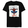 thumbnail image 1 of Marvel Spider-Man: No Way Home Spider-Men Web - Short Sleeve Blended T-Shirt for Adults - Customized-Black, 1 of 5