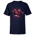 thumbnail image 1 of Marvel Spider-Man: No Way Home Spider-Men Web - Short Sleeve T-Shirt for Kids - Customized-Navy, 1 of 5
