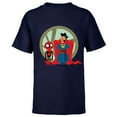 thumbnail image 1 of Marvel Spider-Man: No Way Home Spidey Doctor Strange Cartoon - Short Sleeve T-Shirt for Kids - Customized-Navy, 1 of 5