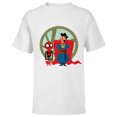 thumbnail image 1 of Marvel Spider-Man: No Way Home Spidey Doctor Strange Cartoon - Short Sleeve T-Shirt for Kids - Customized-White, 1 of 5