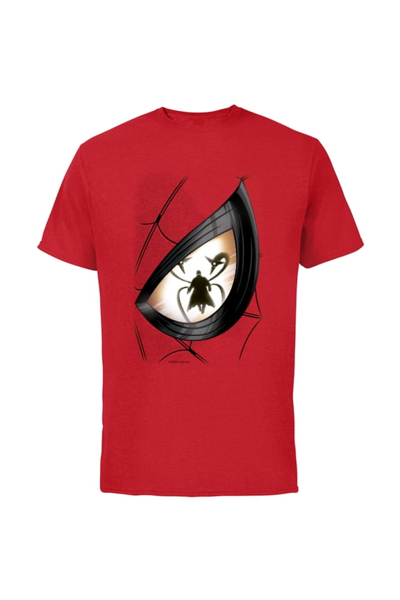 Spider-Man: No Way Home Spidey Eye Doc Ock - Short Sleeve Cotton T-Shirt for Adults - Customized-Red