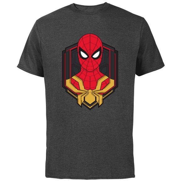 Marvel Spider-Man: No Way Home Spidey - Short Sleeve Cotton T-Shirt for Adults - Customized-Charcoal