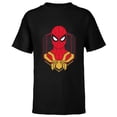 thumbnail image 1 of Marvel Spider-Man: No Way Home Spidey - Short Sleeve T-Shirt for Kids – Customized-Black, 1 of 5