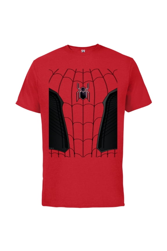 Spider-Man: No Way Home Spidey Suit Cos - Short Sleeve Cotton T-Shirt for Adults - Customized-Red