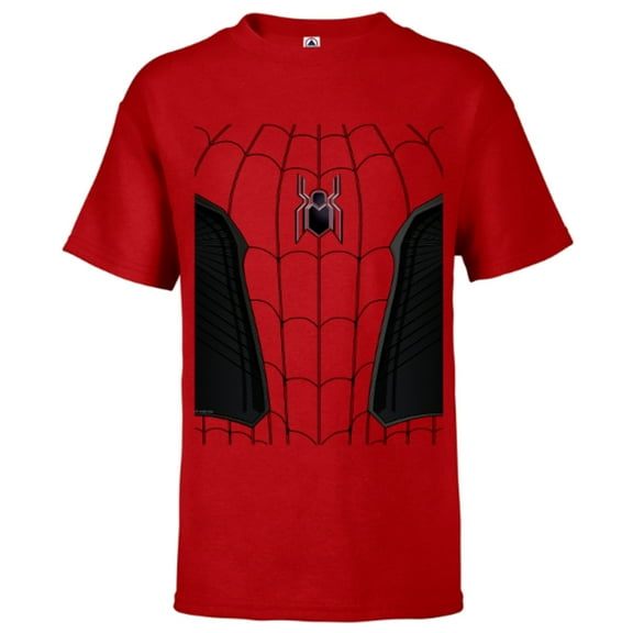 Marvel Spider-Man: No Way Home Spidey Suit Cos - Short Sleeve T-Shirt for Kids – Customized-Red