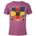 thumbnail image 1 of Marvel Spider-Man: No Way Home Spidey Suit Mashup - Short Sleeve Blended T-Shirt for Adults – Customized-Purple, 1 of 5
