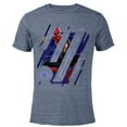 thumbnail image 1 of Marvel Spider-Man: No Way Home Spidey Tech - Short Sleeve Blended T-Shirt for Adults – Customized-Navy Heather, 1 of 5
