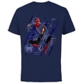thumbnail image 1 of Marvel Spider-Man: No Way Home Spidey Tech - Short Sleeve Cotton T-Shirt for Adults - Customized-Navy, 1 of 5