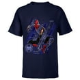 thumbnail image 1 of Marvel Spider-Man: No Way Home Spidey Tech - Short Sleeve T-Shirt for Kids – Customized-Navy, 1 of 5
