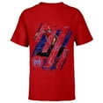 thumbnail image 1 of Marvel Spider-Man: No Way Home Spidey Tech - Short Sleeve T-Shirt for Kids – Customized-Red, 1 of 5