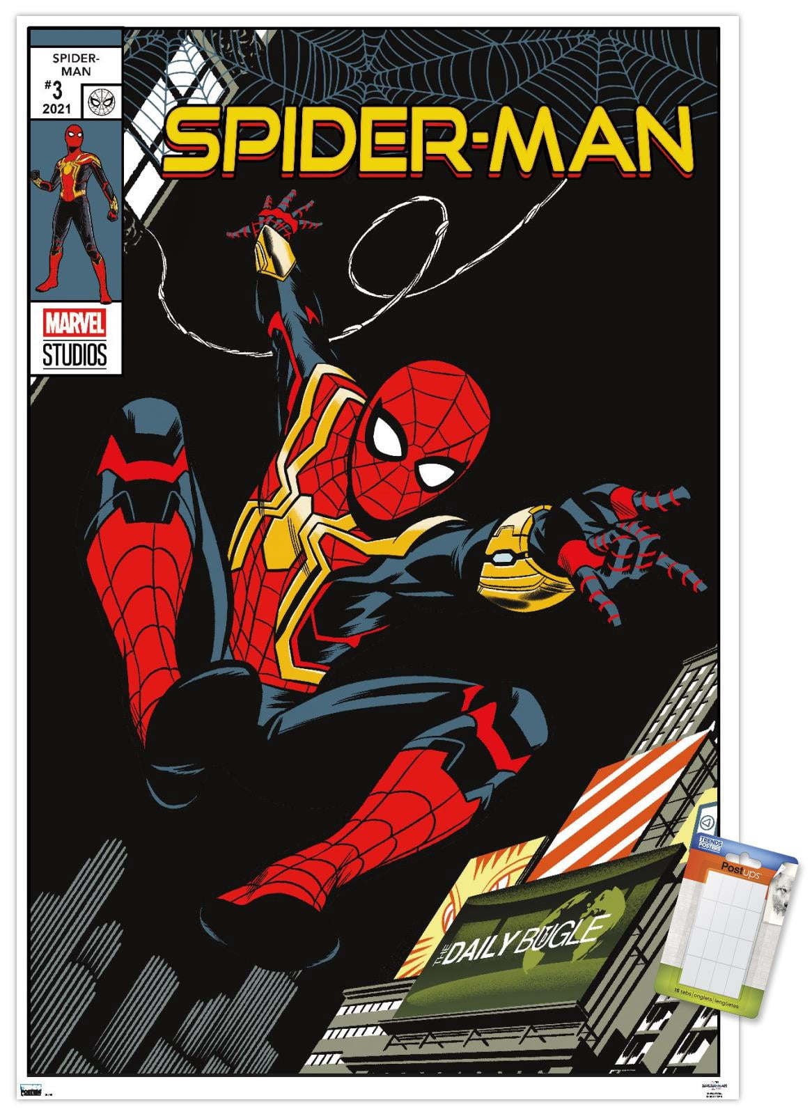 Marvel Spider-Man: No Way Home - Swinging Comic Wall Poster
