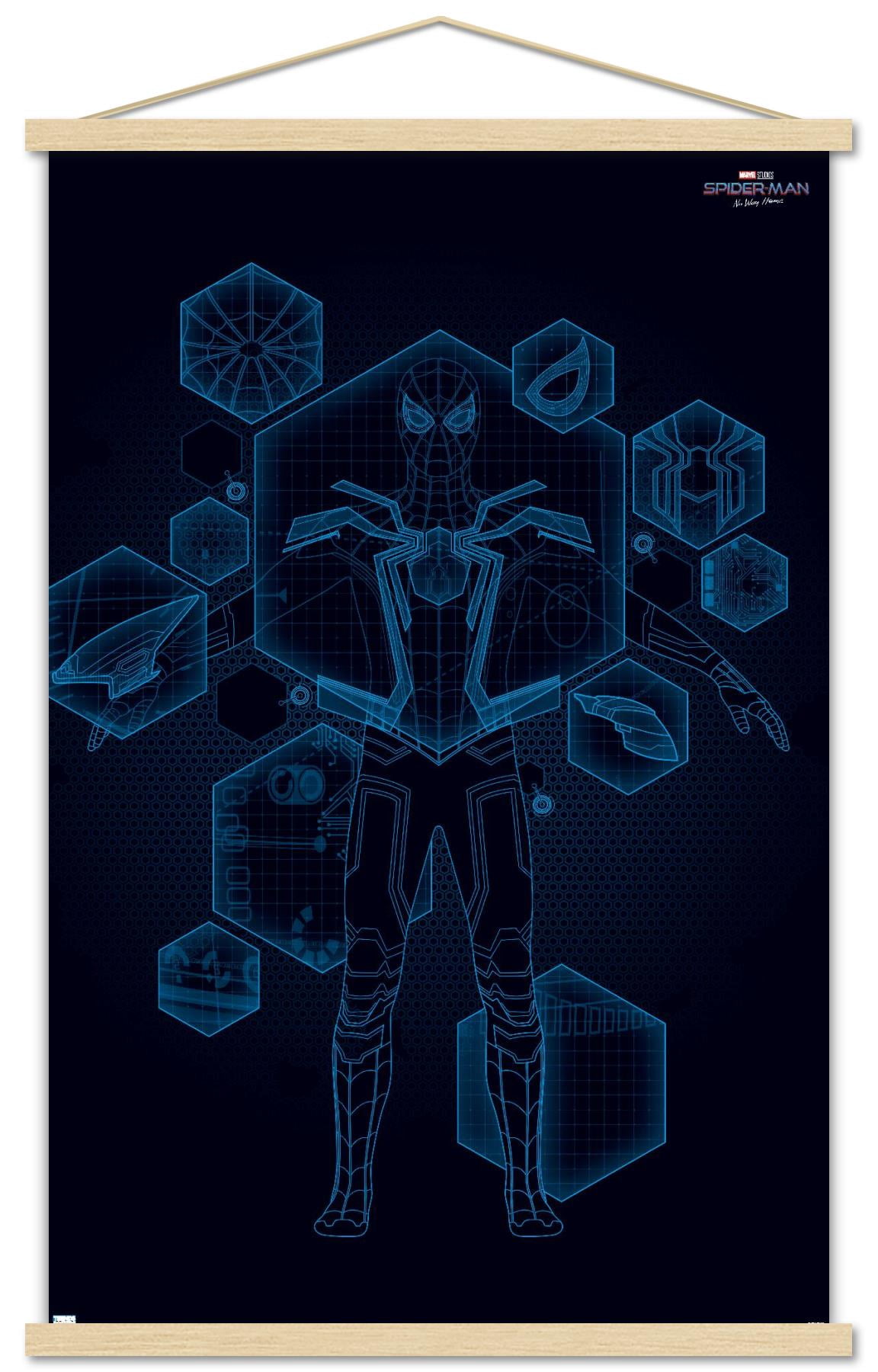 Marvel Spider-Man: No Way Home - Tech 24" x 40" Framed Poster, by Trends International