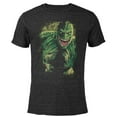 thumbnail image 1 of Marvel Spider-Man: No Way Home The Lizard Illustrated - Short Sleeve Blended T-Shirt for Adults – Customized-Black, 1 of 5