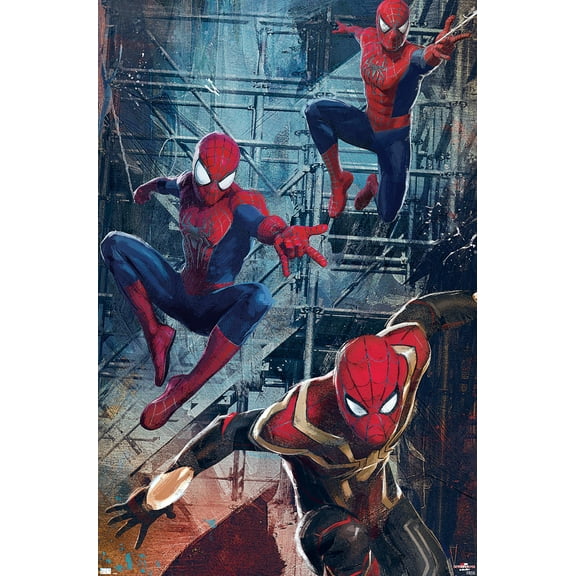 Marvel Spider-Man: No Way Home - Trio 22.37" x 34" Poster, by Trends International