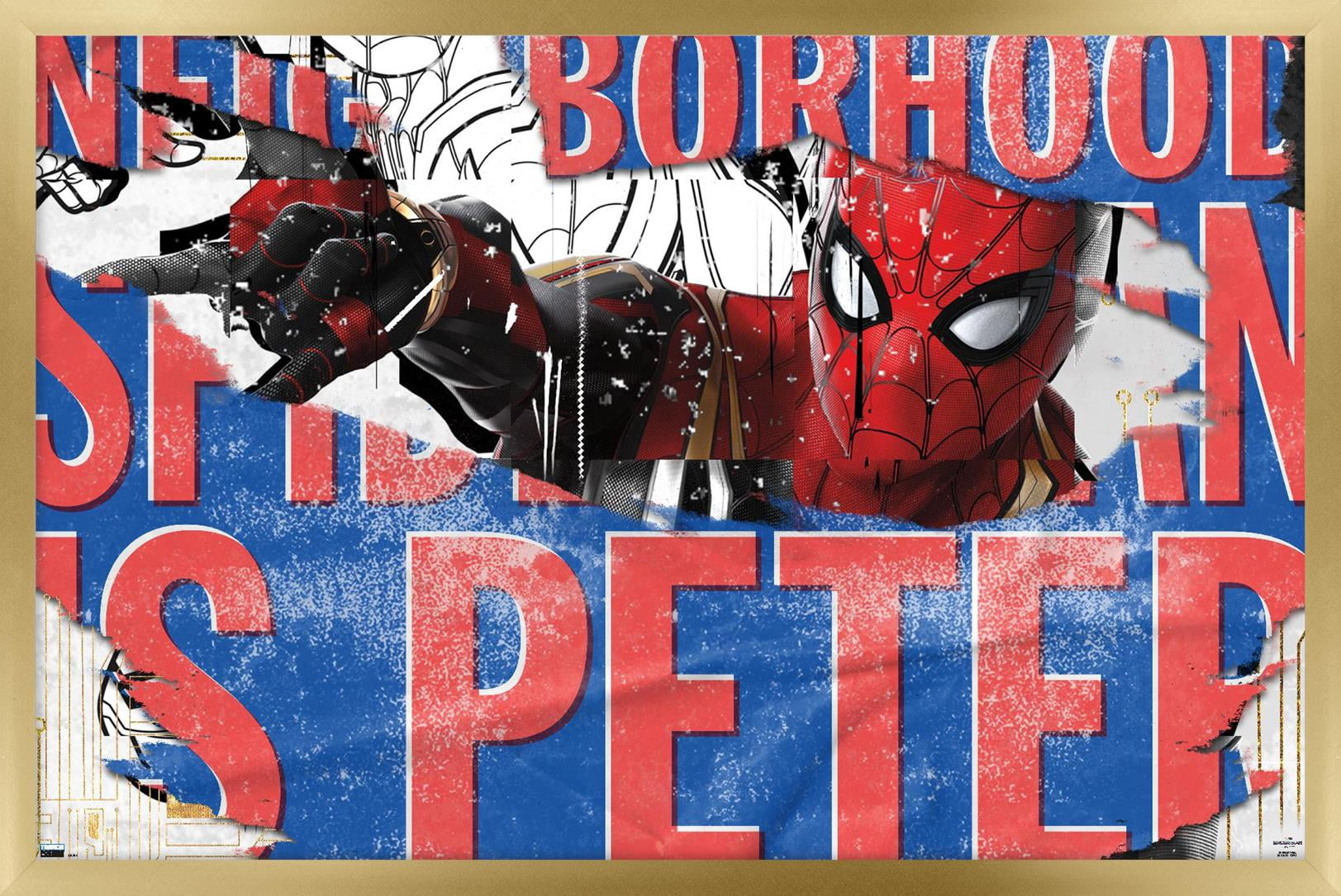 Marvel Spider-Man: No Way Home - Web-Shooter Wall Poster, 14.725" x 22.375" Framed